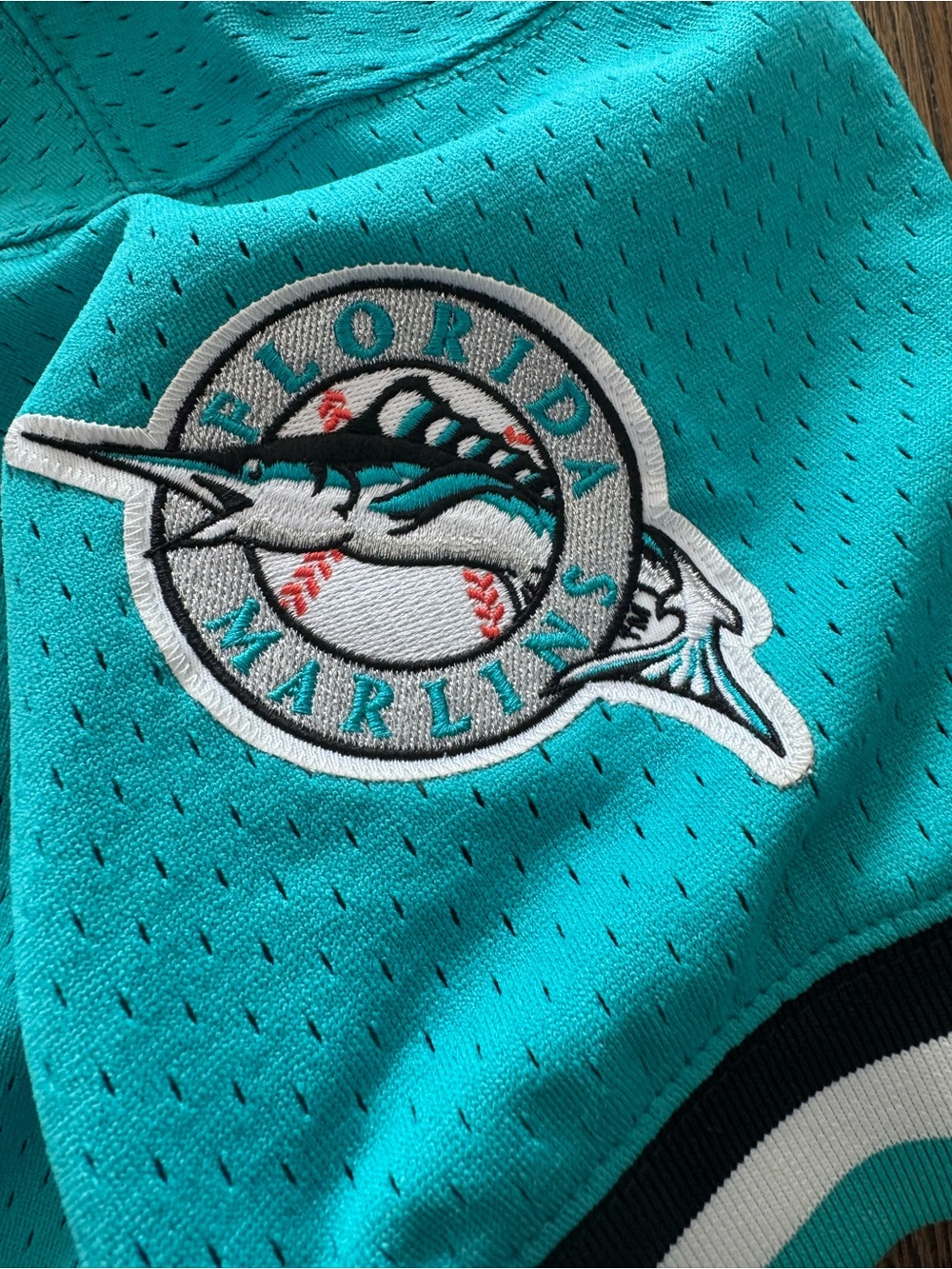 Mitchell & Ness Teal Cooperstown Collection Patch Jersey Andre Dawson Size M - Picture 9 of 9